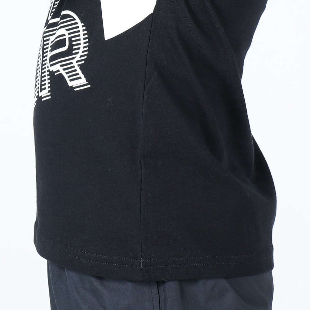 アンダーアーマー（UNDER ARMOUR）（キッズ）スーパー ビッグロゴ ロングスリーブ Tシャツ 1375482 001★★★