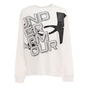 アンダーアーマー(UNDER ARMOUR)(キッズ)スーパー ビッグロゴ ロングスリーブ Tシャツ 1375482 100