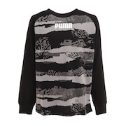プーマ(PUMA)(キッズ)長袖Tシャツ ALPHA 671900 01 BLK