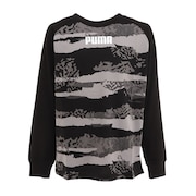 プーマ（PUMA）（キッズ）長袖Tシャツ ALPHA 671900 01 BLK