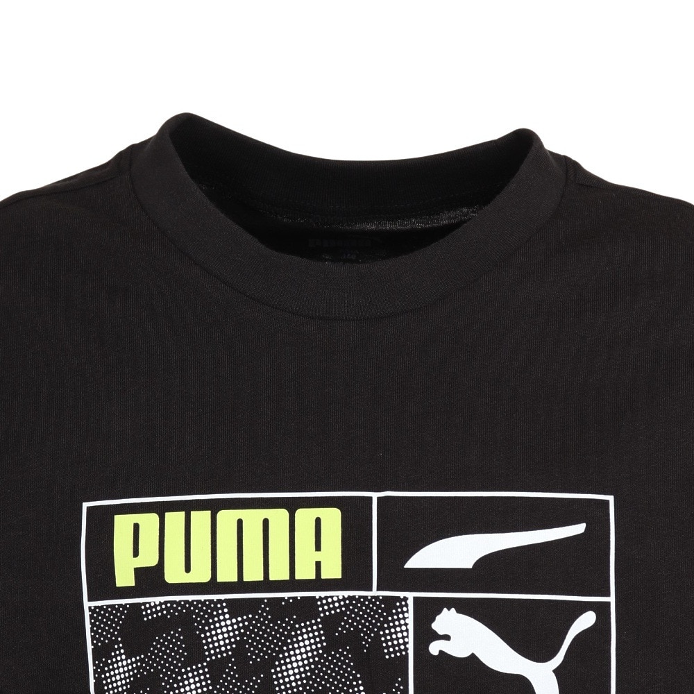 プーマ（PUMA）（キッズ）ACTIVE SPORTS 長袖Tシャツ 674122 01 BLK