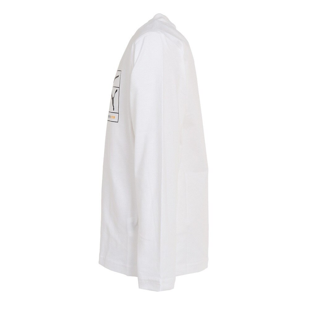 プーマ（PUMA）（キッズ）ACTIVE SPORTS 長袖Tシャツ 674122 02 WHT