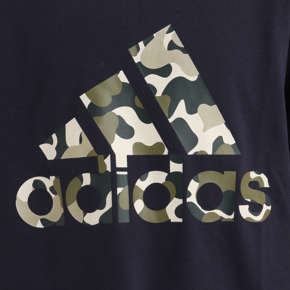 アディダス（adidas）（キッズ）ロゴ 長袖Tシャツ ZH187-HM7177