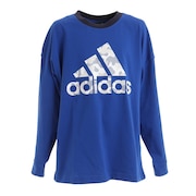 アディダス（adidas）（キッズ）ロゴ 長袖Tシャツ ZH187-HM7178