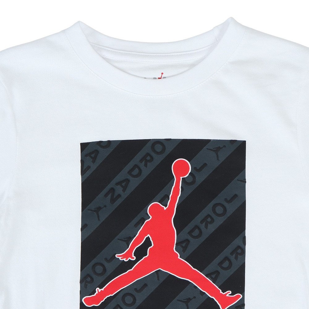 ジョーダン（JORDAN）（キッズ）JORDAN JM BOX TAPE SLEEVE GRAPHIC Tシャツ 85B889-001