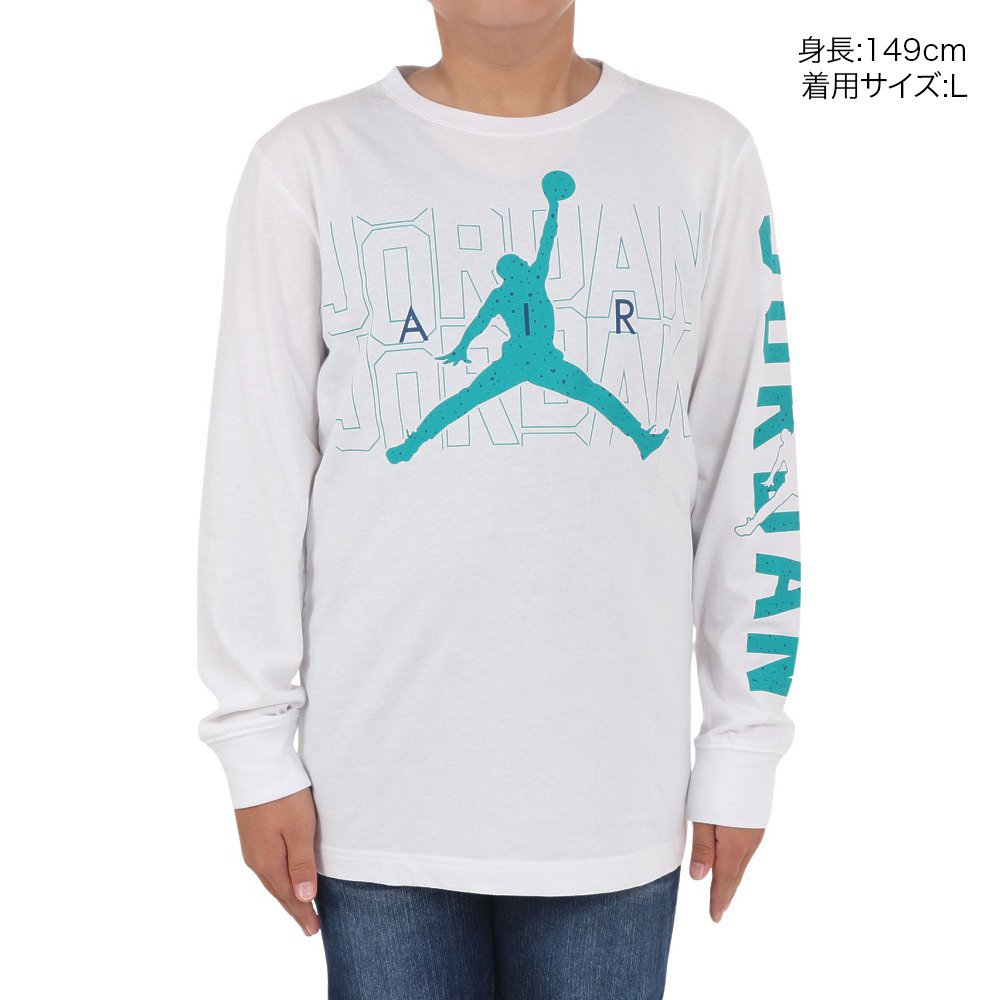 ジョーダン（JORDAN）（キッズ）JORDAN BACK SCREEN SLEEVE GRAPHIC Tシャツ 95B886-001