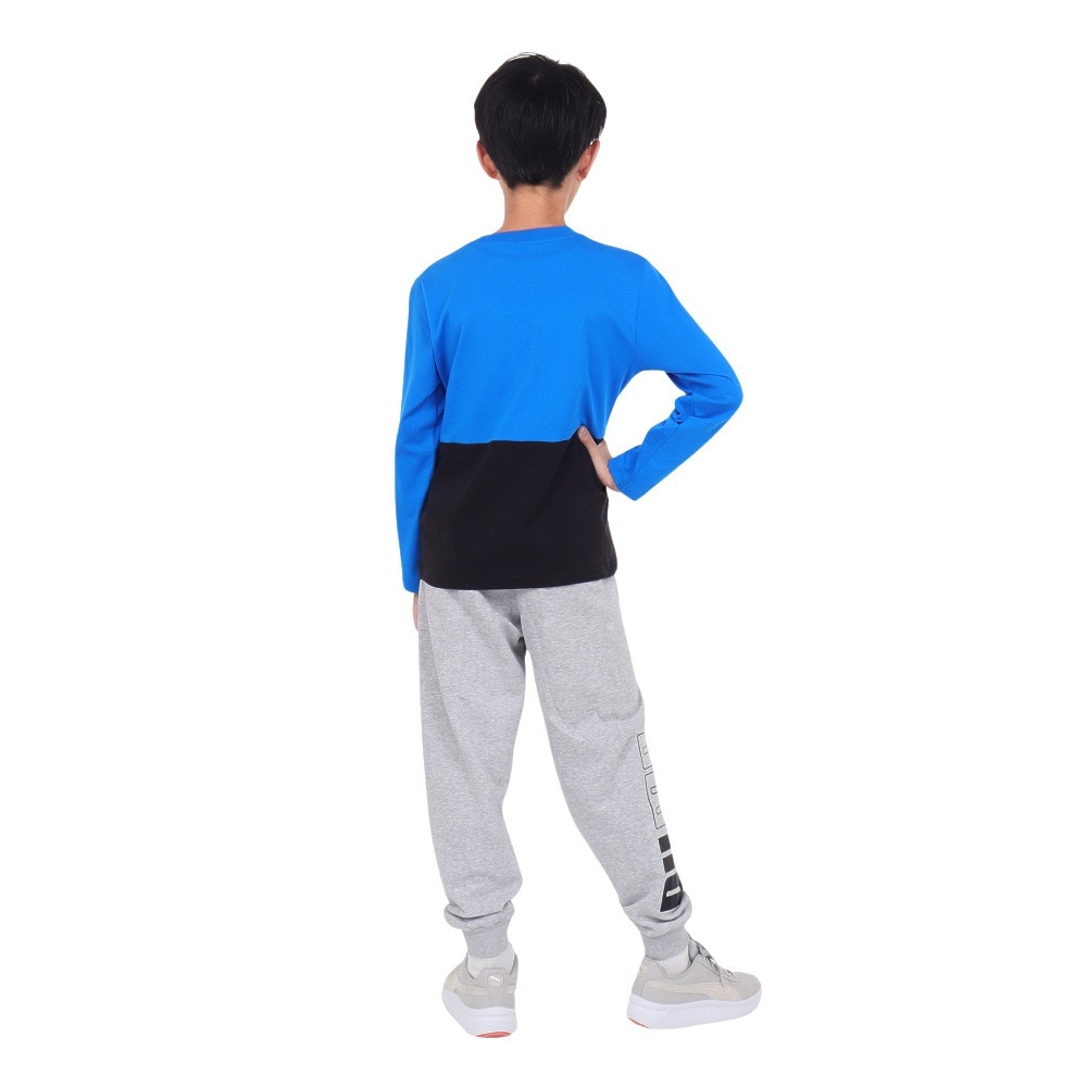 プーマ（PUMA）（キッズ）長袖Ｔシャツ キッズ  PUMA POWER  677720 47 BLBK