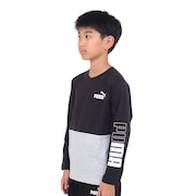 (キッズ)長袖Tシャツ キッズ  PUMA POWER  677720 51 BKWT