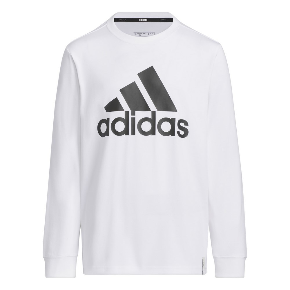 アディダス（adidas）（キッズ）キッズ エッセンシャルズ プラス ビッグロゴ 長袖Tシャツ KWF34-JE1719