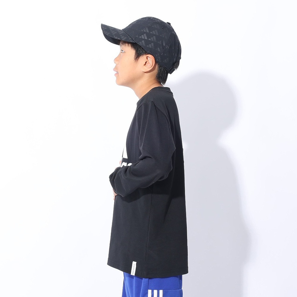 アディダス（adidas）（キッズ）キッズ エッセンシャルズ プラス ビッグロゴ 長袖Tシャツ KWF34-JE1720