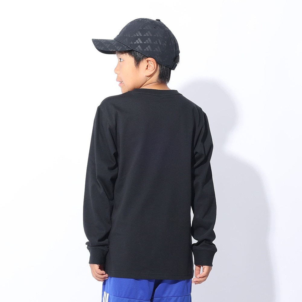 アディダス（adidas）（キッズ）キッズ エッセンシャルズ プラス ビッグロゴ 長袖Tシャツ KWF34-JE1720