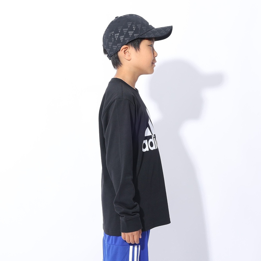 アディダス（adidas）（キッズ）キッズ エッセンシャルズ プラス ビッグロゴ 長袖Tシャツ KWF34-JE1720