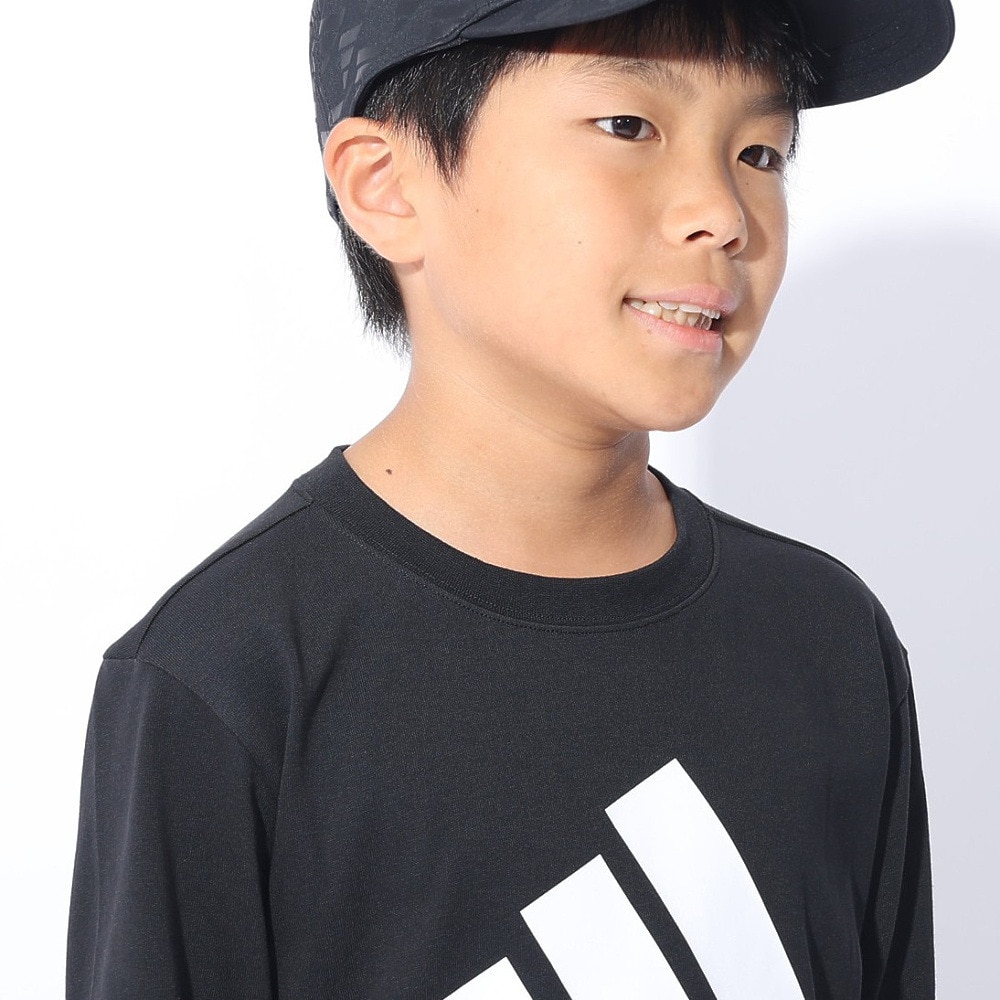 アディダス（adidas）（キッズ）キッズ エッセンシャルズ プラス ビッグロゴ 長袖Tシャツ KWF34-JE1720