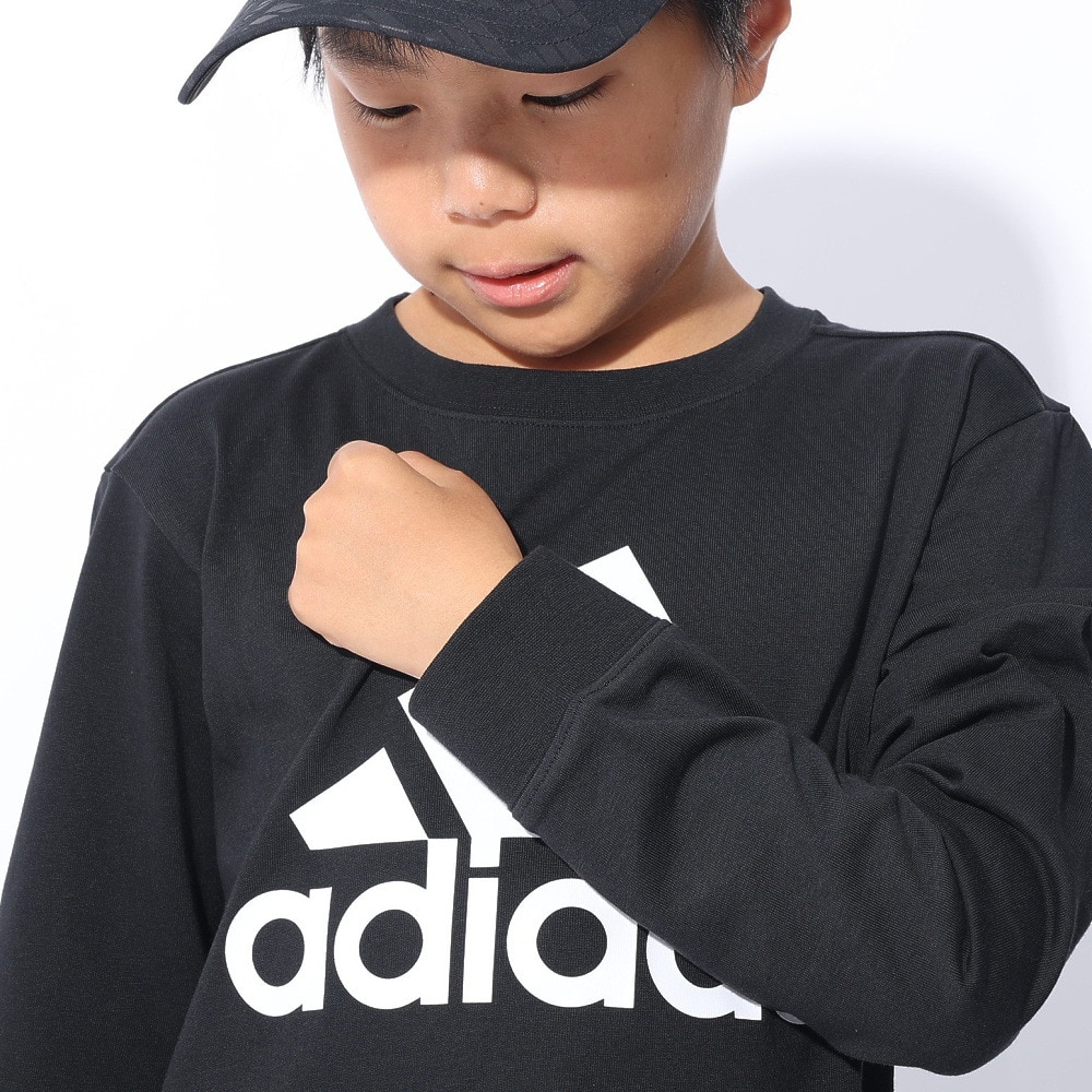 アディダス（adidas）（キッズ）キッズ エッセンシャルズ プラス ビッグロゴ 長袖Tシャツ KWF34-JE1720