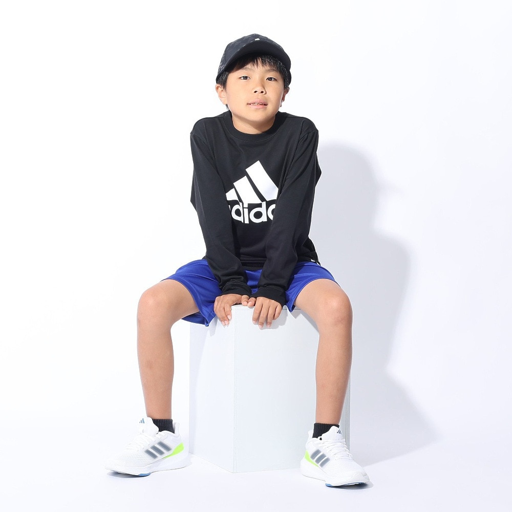 アディダス（adidas）（キッズ）キッズ エッセンシャルズ プラス ビッグロゴ 長袖Tシャツ KWF34-JE1720