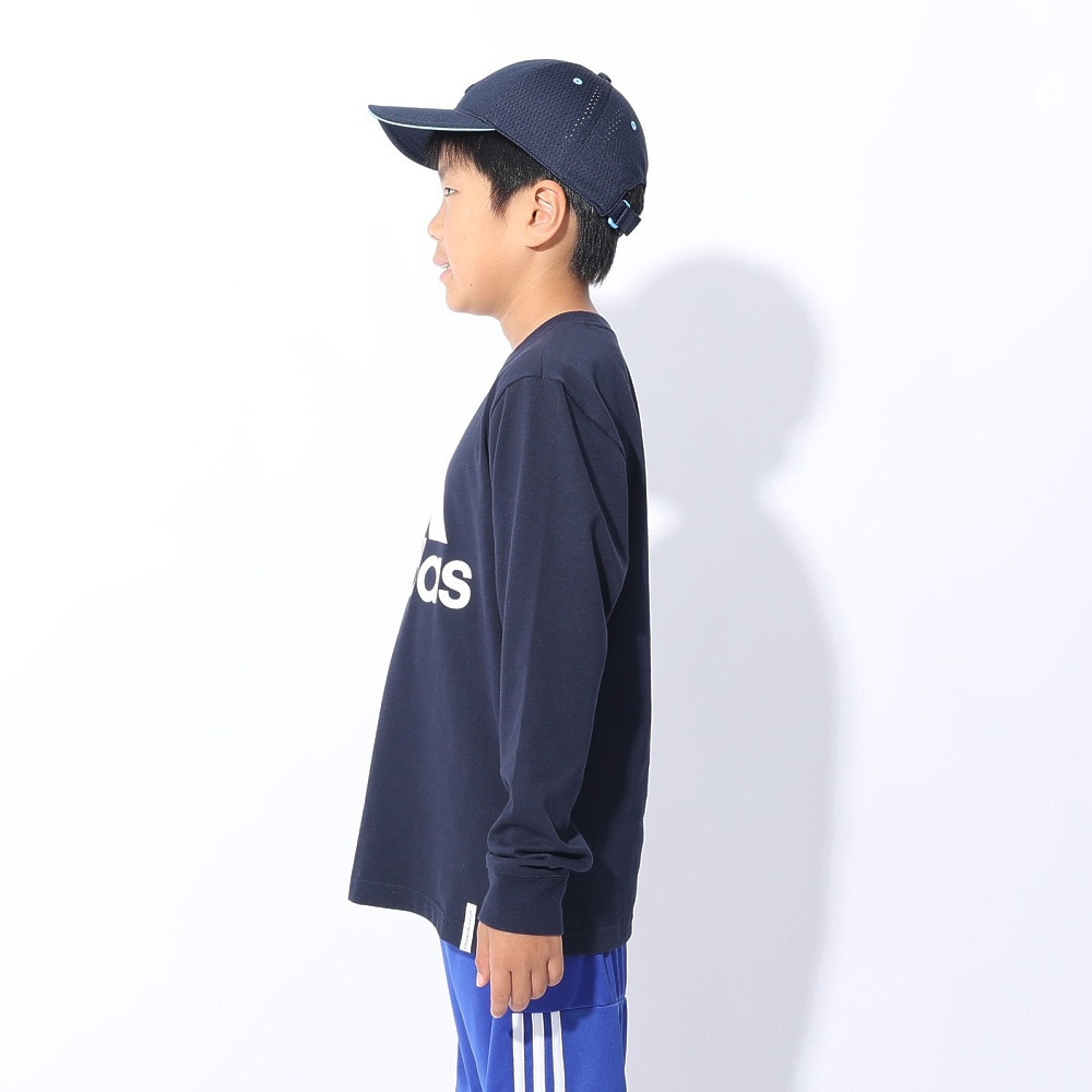 アディダス（adidas）（キッズ）キッズ エッセンシャルズ プラス ビッグロゴ 長袖Tシャツ KWF34-JE1721