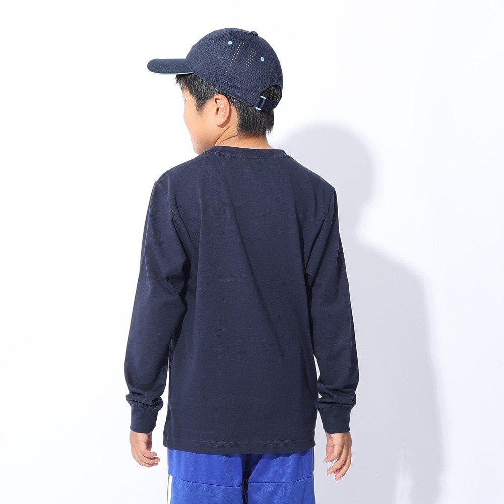 アディダス（adidas）（キッズ）キッズ エッセンシャルズ プラス ビッグロゴ 長袖Tシャツ KWF34-JE1721