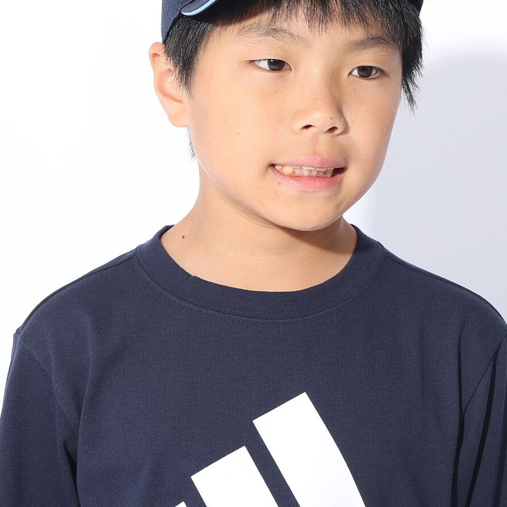 アディダス（adidas）（キッズ）キッズ エッセンシャルズ プラス ビッグロゴ 長袖Tシャツ KWF34-JE1721