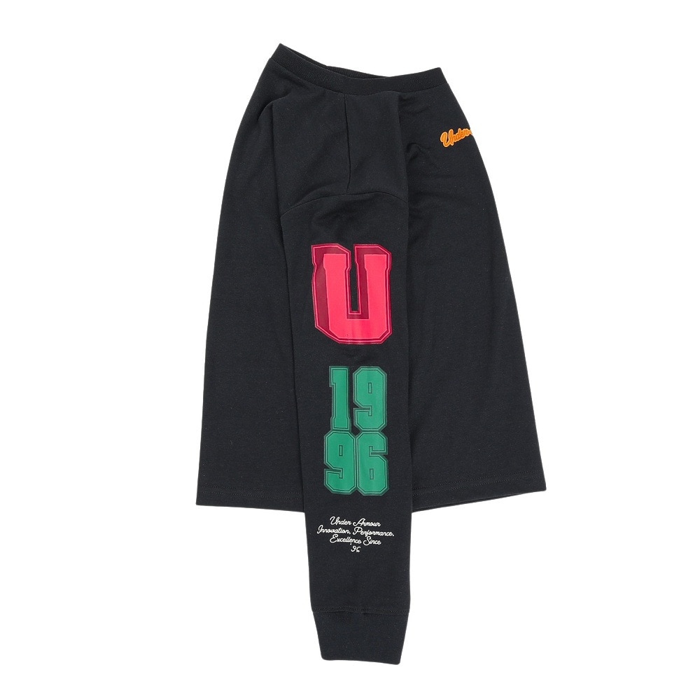 アンダーアーマー（UNDER ARMOUR）（キッズ）カリージエイト スクリプト 長袖 Tシャツ1388675 001