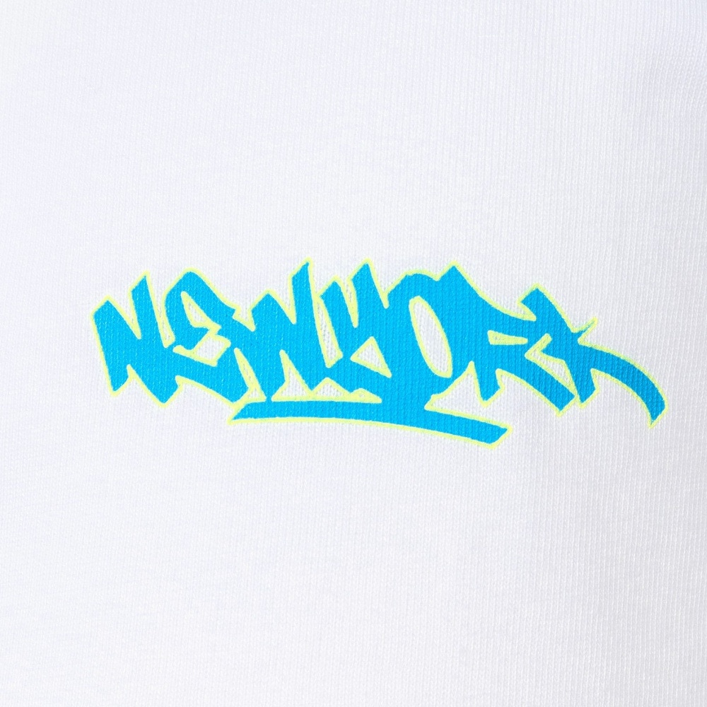 ニューエラ（NEW ERA）（キッズ）ユース 長袖 コットン Tシャツ Graffiti ホワイト 14325133