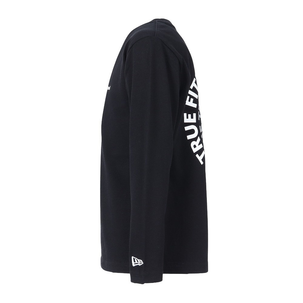ニューエラ（NEW ERA）（キッズ）ユース 長袖 コットン Tシャツ Circle OOTTF ブラック 14325136