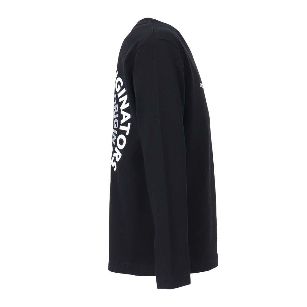ニューエラ（NEW ERA）（キッズ）ユース 長袖 コットン Tシャツ Circle OOTTF ブラック 14325136