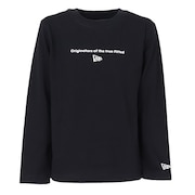 (キッズ)ユース 長袖 コットン Tシャツ Circle OOTTF ブラック 14325136