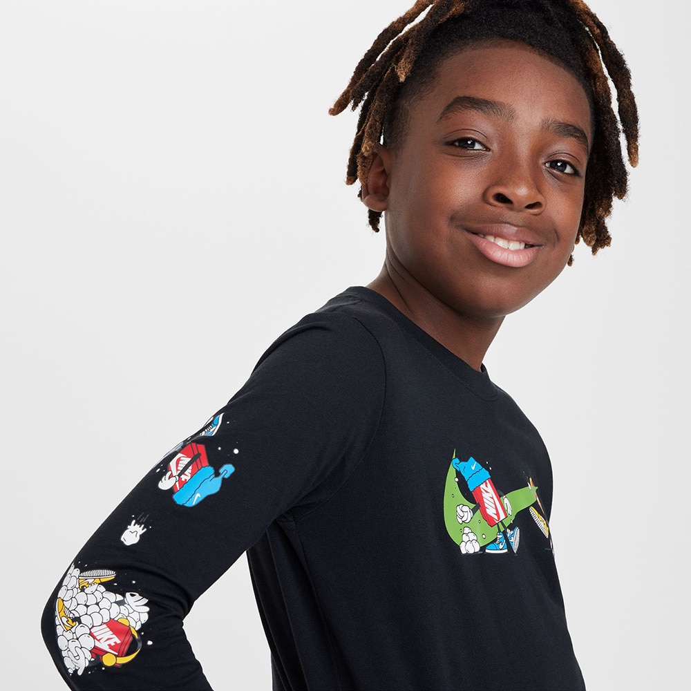 ナイキ（NIKE）（キッズ）ジュニア ロングスリーブ Tシャツ HF6006-010