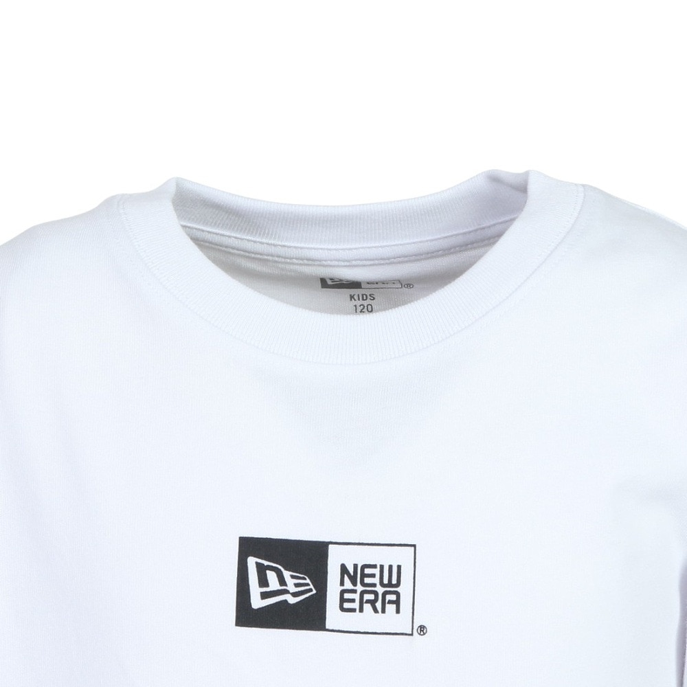 ニューエラ（NEW ERA）（キッズ）ジュニア 長袖 コットン Tシャツ Originators of the True Fitted ホワイト 14325139