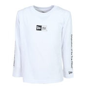 (キッズ)ジュニア 長袖 コットン Tシャツ Originators of the True Fitted ホワイト 14325139