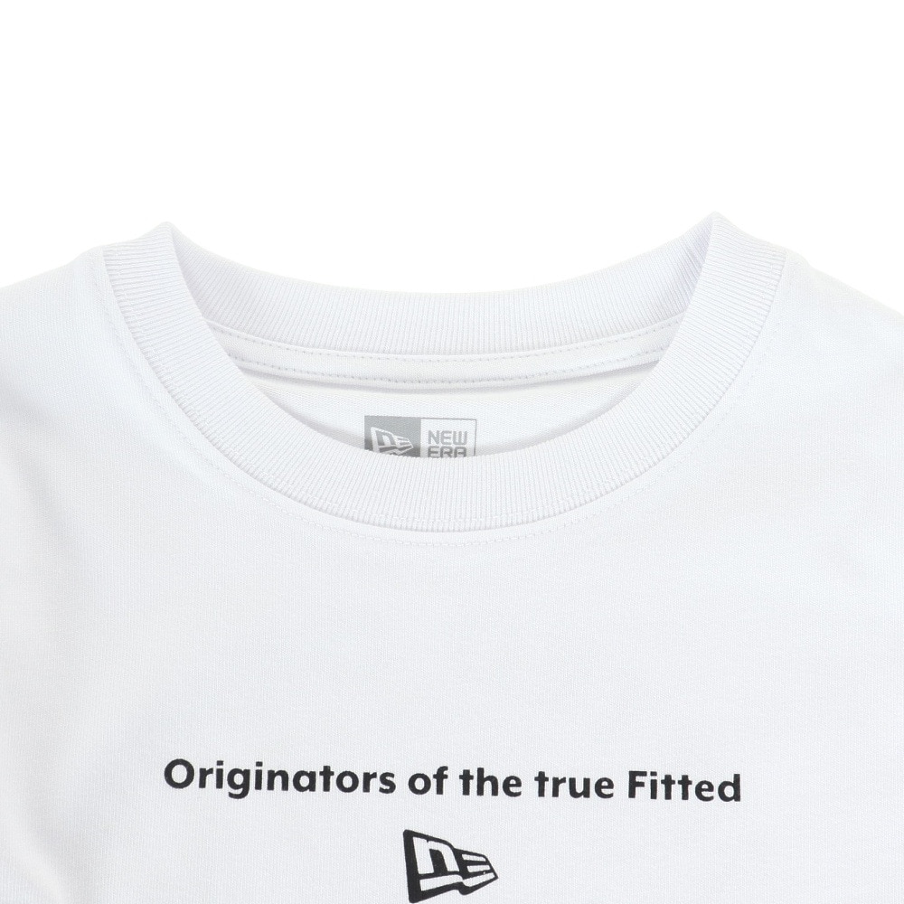 ニューエラ（NEW ERA）（キッズ）ジュニア 長袖 コットン Tシャツ Circle OOTTF ホワイト 14325141