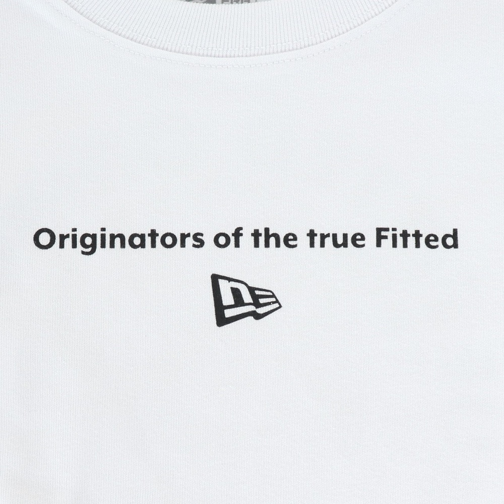 ニューエラ（NEW ERA）（キッズ）ジュニア 長袖 コットン Tシャツ Circle OOTTF ホワイト 14325141