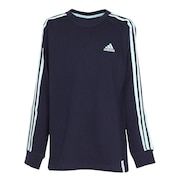 (キッズ)ジュニア エッセンシャルズ プラス レギュラーフィット スリーストライプス 長袖Tシャツ KWF31-JH3585