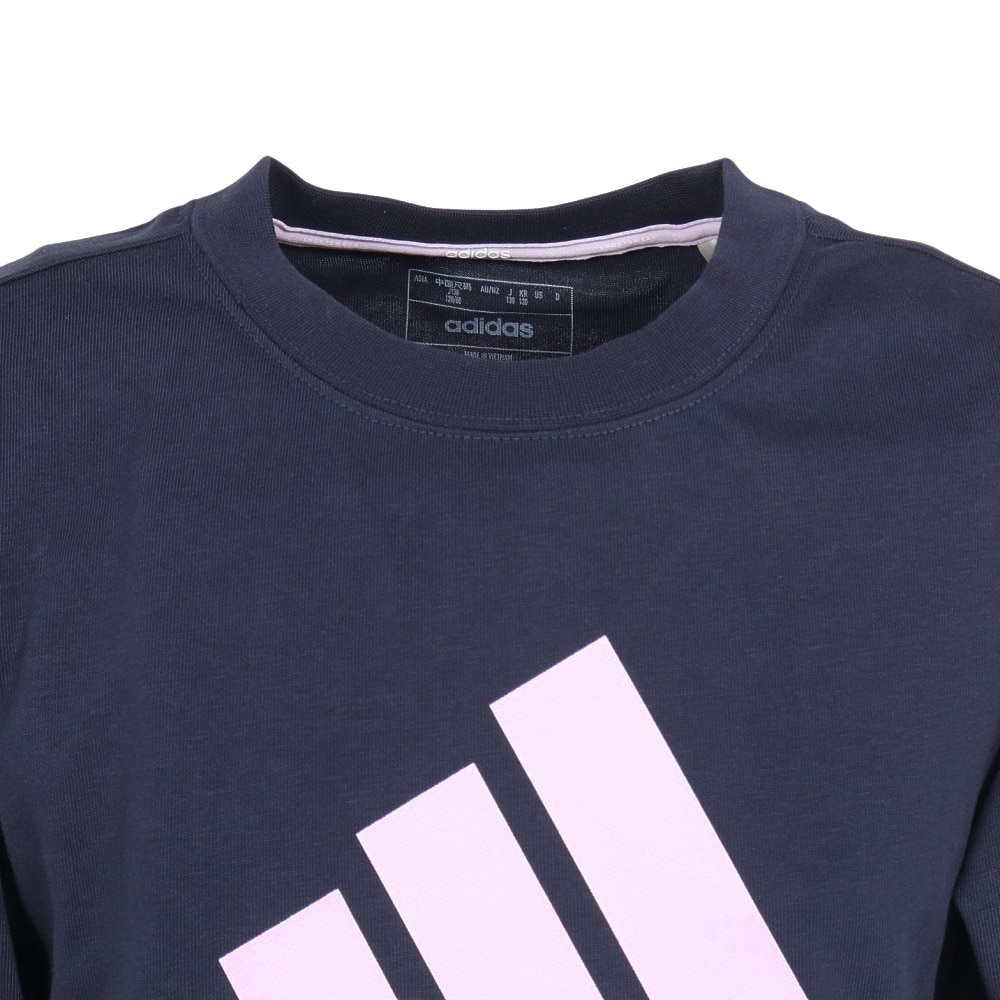 アディダス（adidas）（キッズ）キッズ エッセンシャルズ プラス ビッグロゴ 長袖Tシャツ KWF34-JH3592