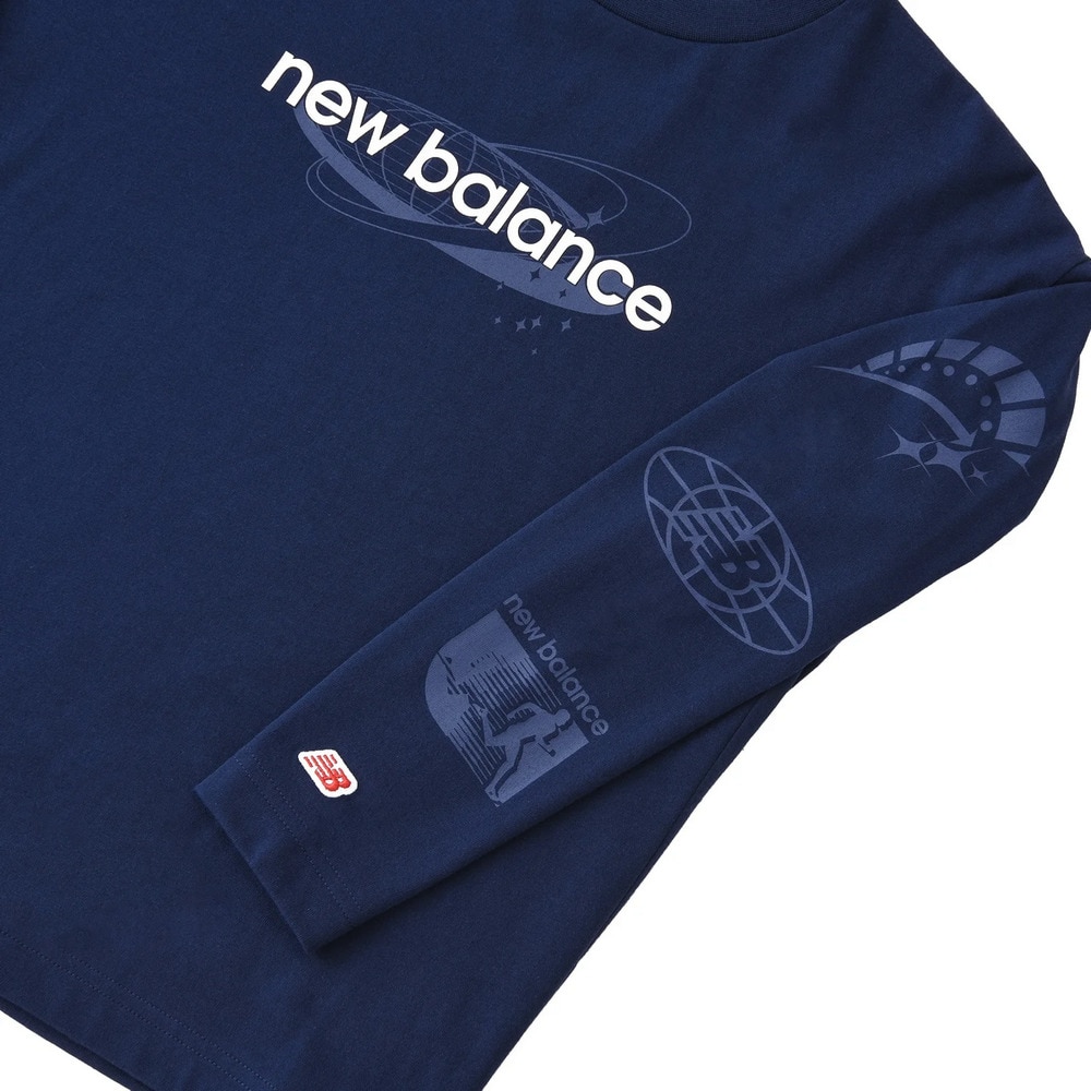 ニューバランス（new balance）（キッズ）Graphic 長袖 Tシャツ ABT45502NNY