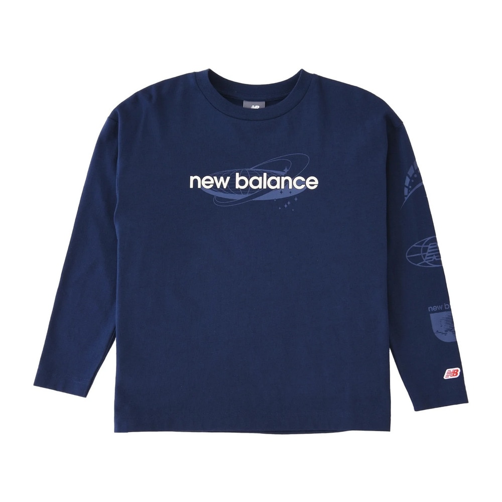 ニューバランス（new balance）（キッズ）Graphic 長袖 Tシャツ ABT45502NNY