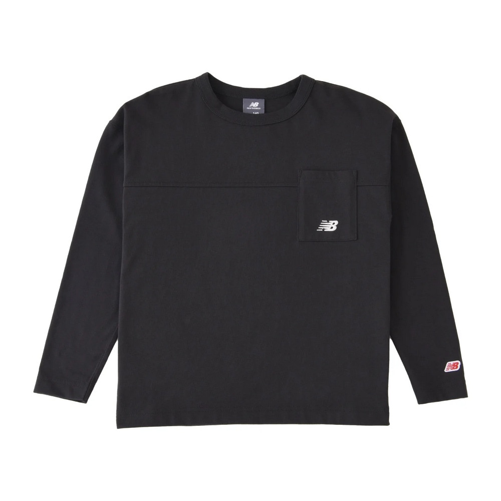 ニューバランス（new balance）（キッズ）長袖 Tシャツ ABT45503ACK