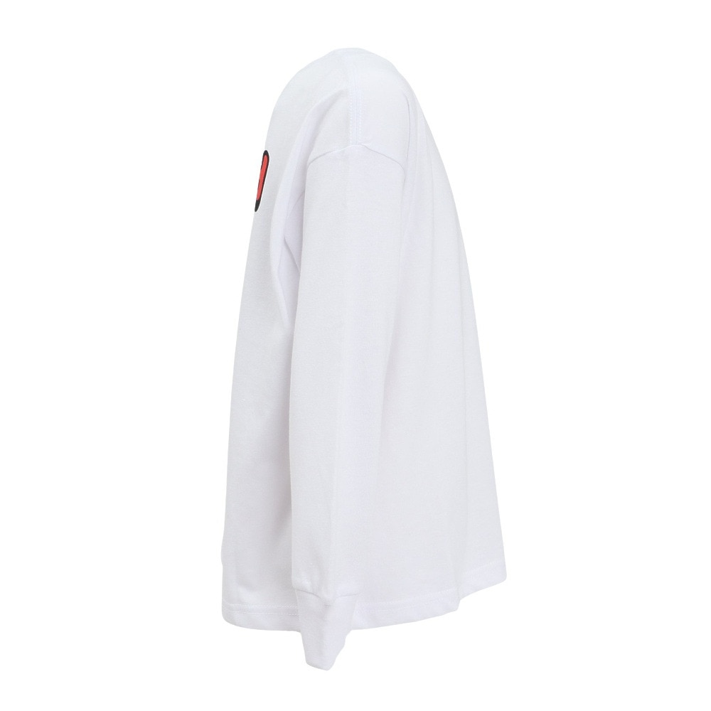 ハーレー（HURLEY）（キッズ）ボーイズ オーバーサイズド ビッグ ウェイブ ロングスリーブ Tシャツ BCLS242002-WHT