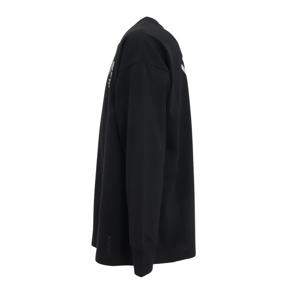 ハーレー（HURLEY）（キッズ）ジュニア オーバーサイズド ピザ ロングスリーブ Tシャツ BCLS242003-BLK