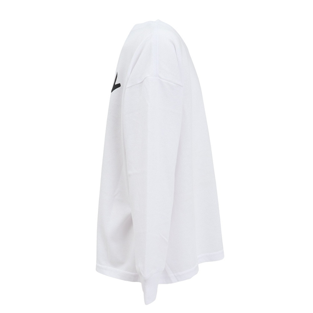 ハーレー（HURLEY）（キッズ）ジュニア オーバーサイズド ピザ ロングスリーブ Tシャツ BCLS242003-WHT