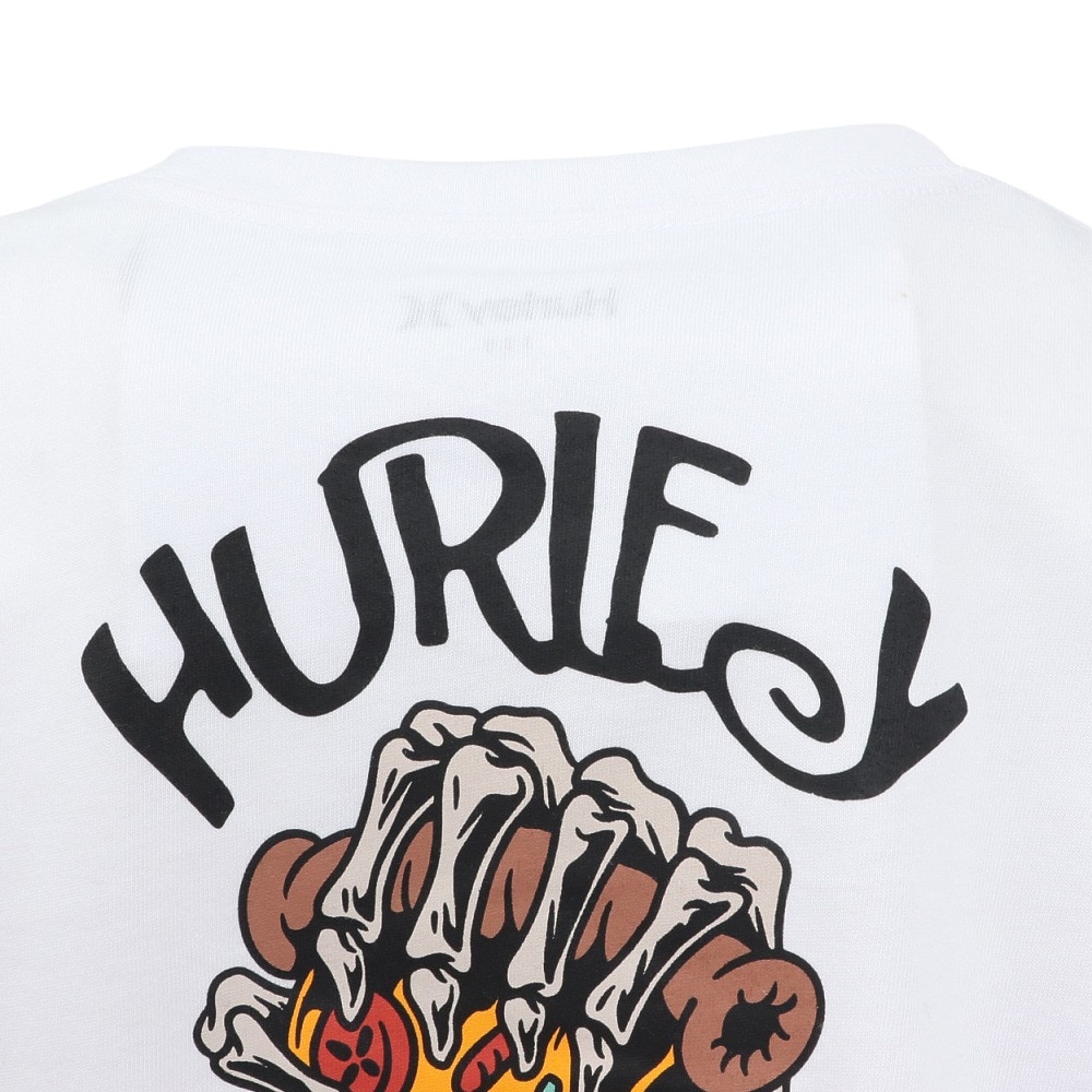 ハーレー（HURLEY）（キッズ）ジュニア オーバーサイズド ピザ ロングスリーブ Tシャツ BCLS242003-WHT