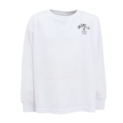 (キッズ)ジュニア オーバーサイズド ピザ ロングスリーブ Tシャツ BCLS242003-WHT