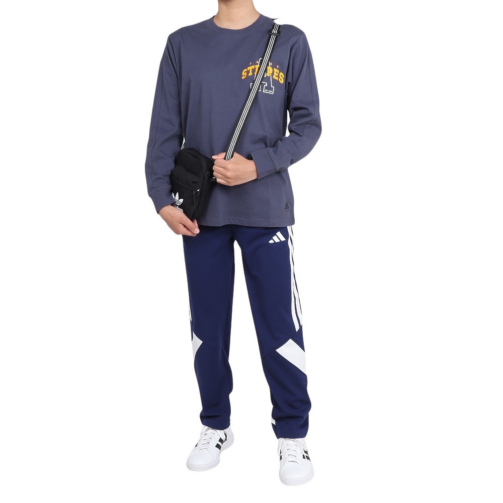 アディダス（adidas）（キッズ）ジュニア カレッジパック ルーズフィット シングルジャージー 長袖Tシャツ KPX89-JP4902