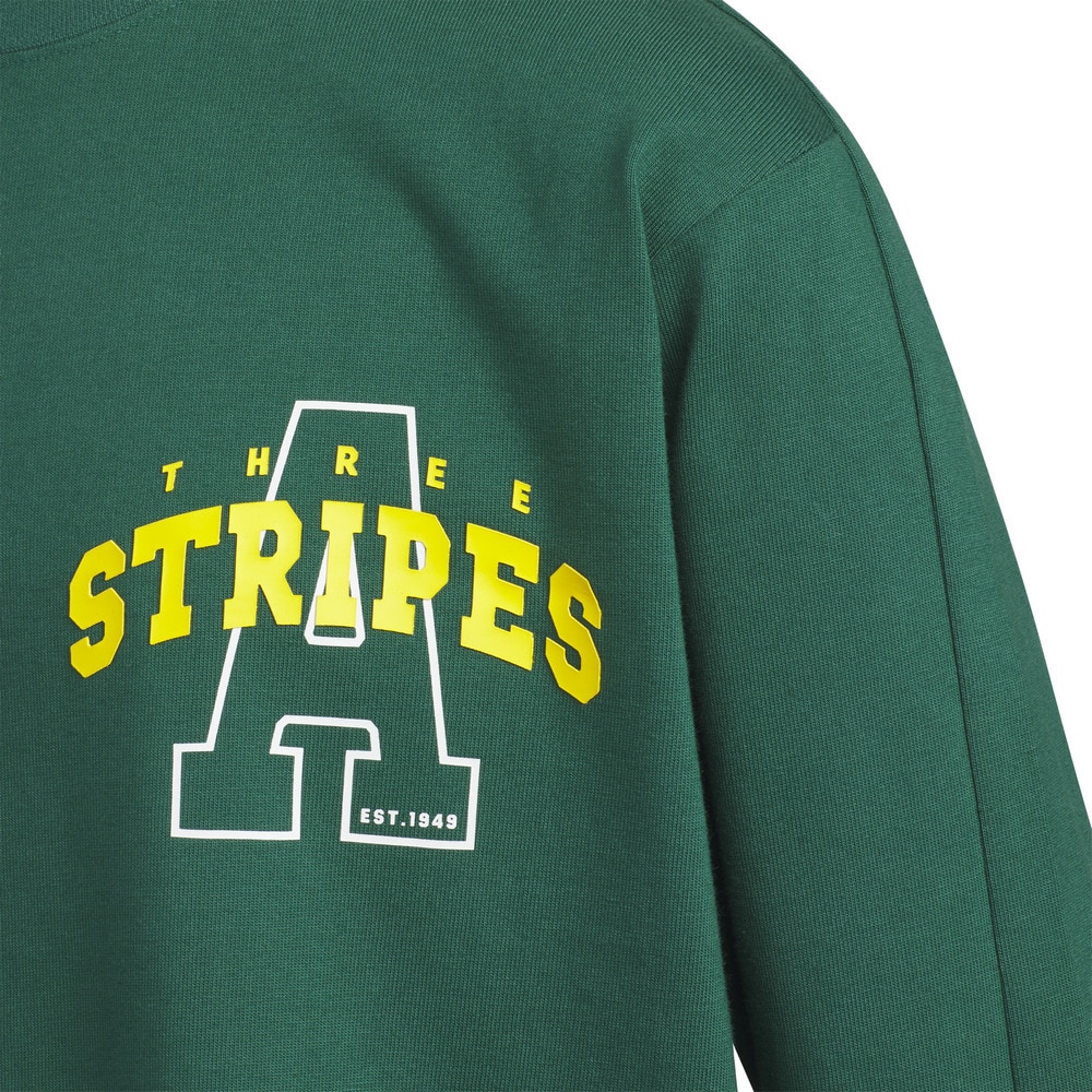 アディダス（adidas）（キッズ）ジュニア カレッジパック ルーズフィット シングルジャージー 長袖Tシャツ KPX89-JP4903