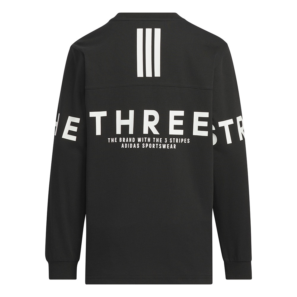 アディダス（adidas）（キッズ）キッズ 長袖 ワード Tシャツ KCE77-JM4577