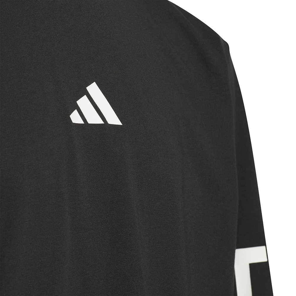 アディダス（adidas）（キッズ）キッズ 長袖 ワード Tシャツ KCE77-JM4577