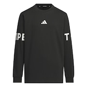 (キッズ)キッズ 長袖 ワード Tシャツ KCE77-JM4577