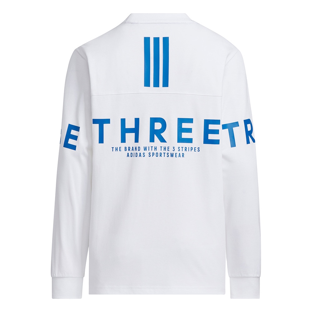 アディダス（adidas）（キッズ）キッズ 長袖 ワード Tシャツ KCE77-JM4578