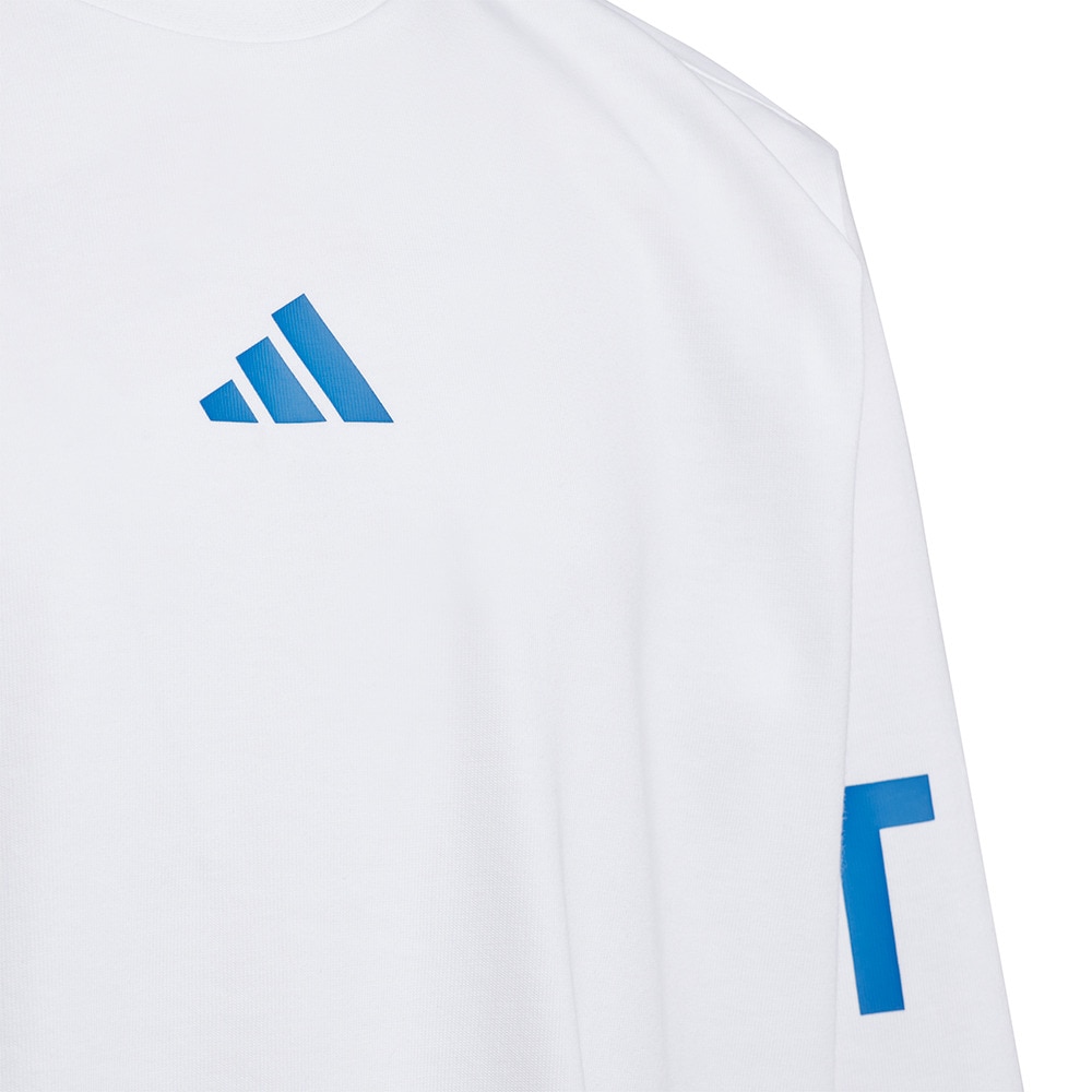 アディダス（adidas）（キッズ）キッズ 長袖 ワード Tシャツ KCE77-JM4578