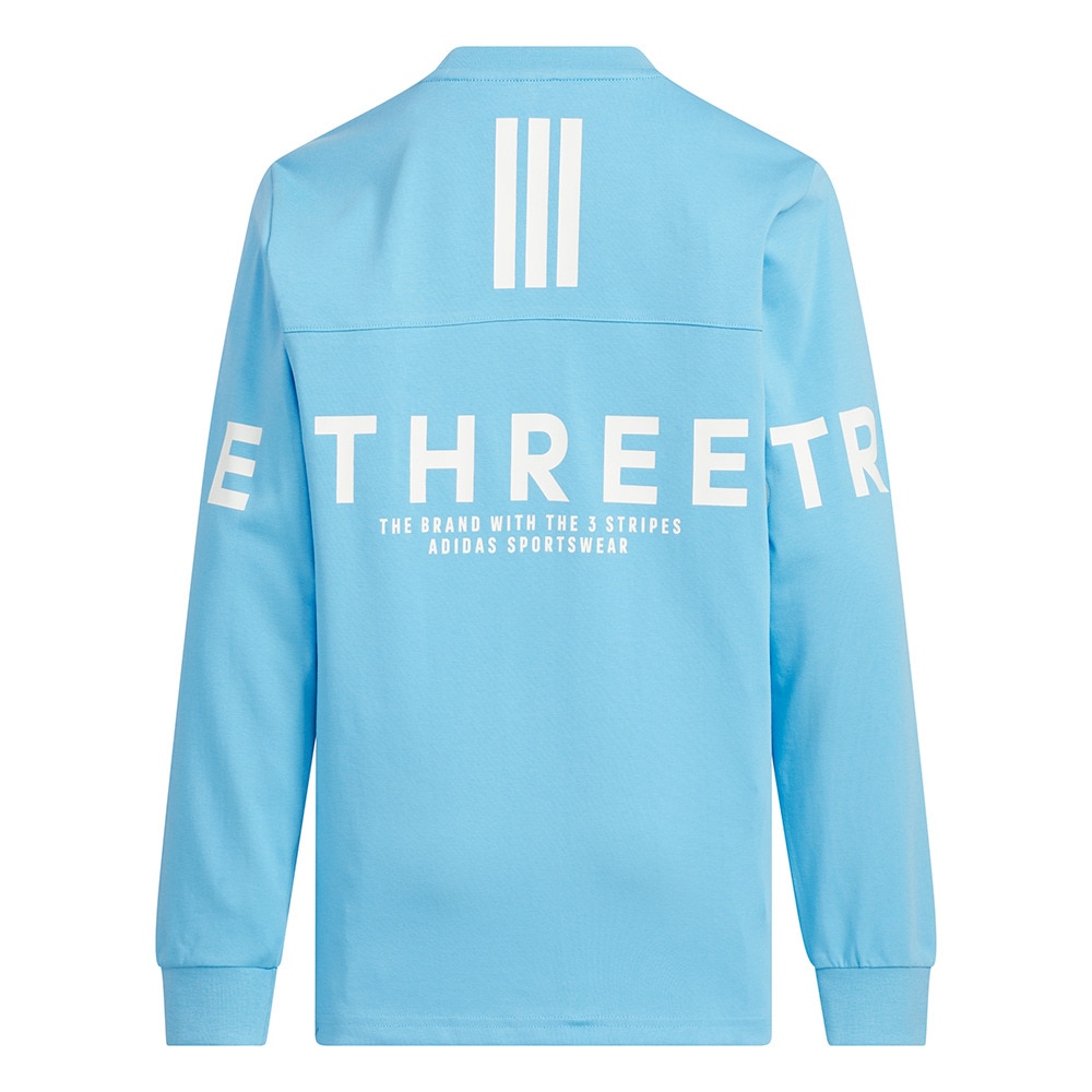 アディダス（adidas）（キッズ）キッズ 長袖 ワード Tシャツ KCE77-JM4579